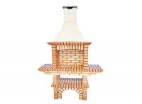 Ref. 133 - 150 cm x 75 cm x 220 cm, LxAxA | Parrilla 60 cm x 40 cm, LxA